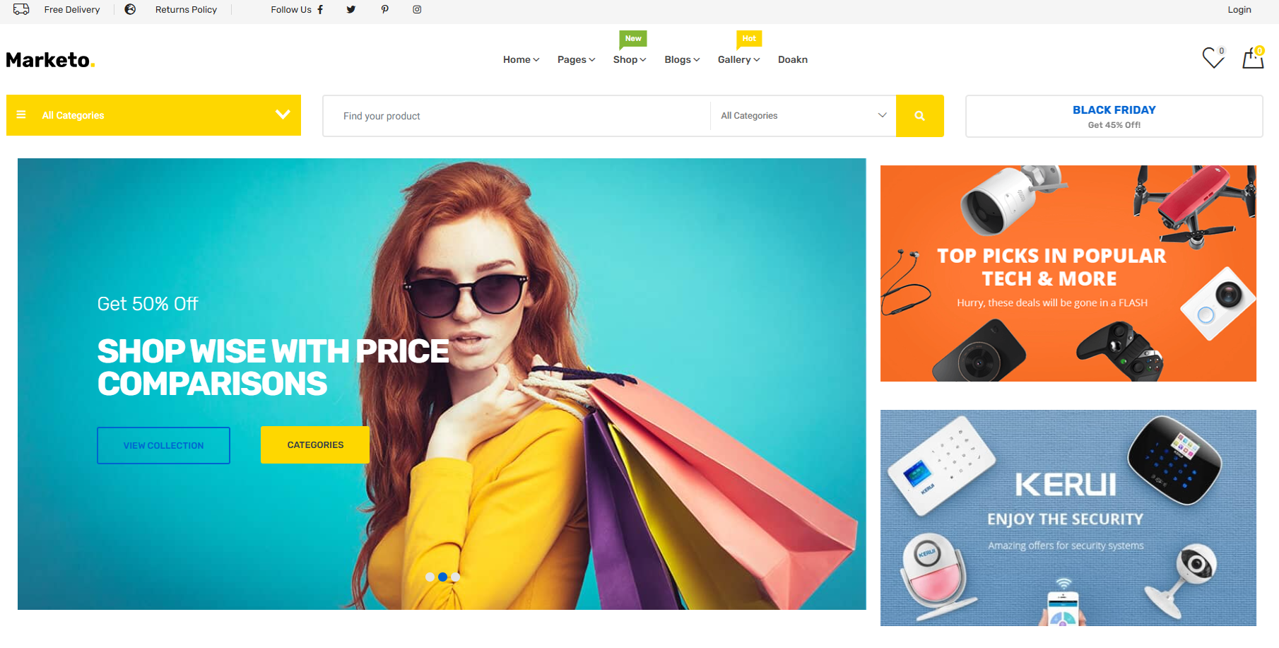 Sample Ecommerce Website for Fashion Shop