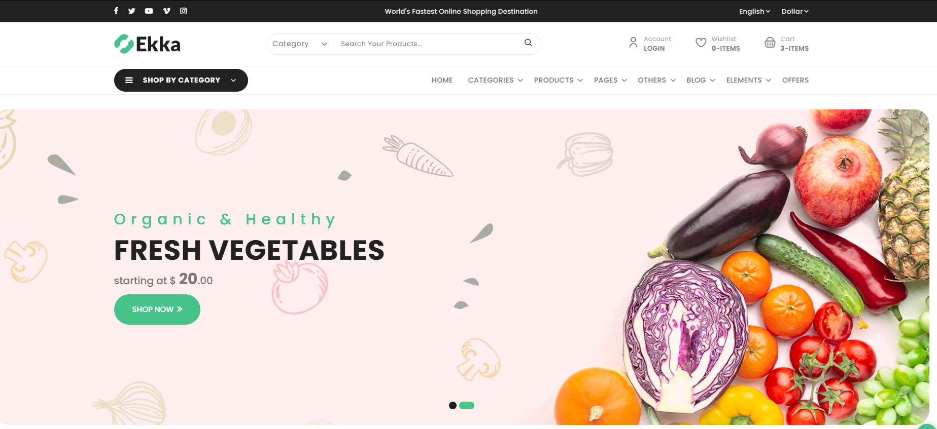 Grocery Shop App & Online Store 02